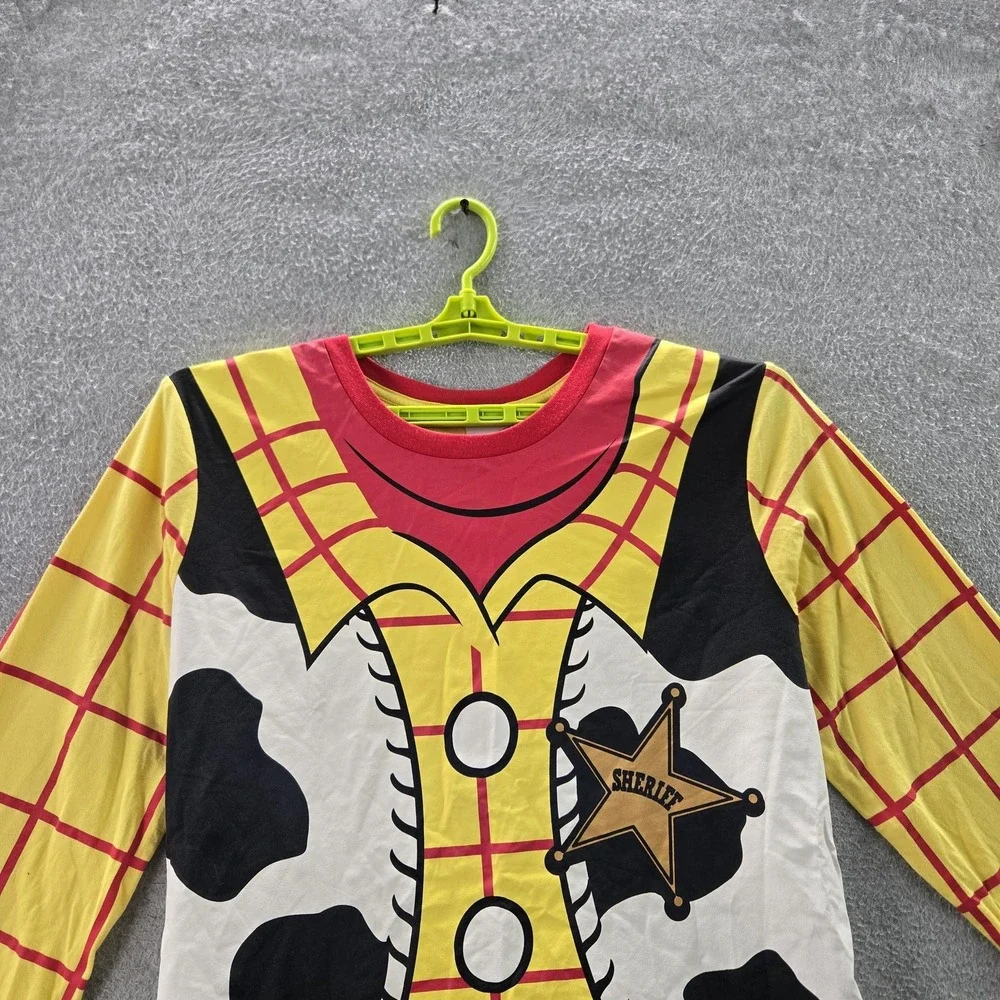 Disney Pixar Mad Engine‎ Men Shirt XXL Yellow Graphic Print Toy Story Sheriff